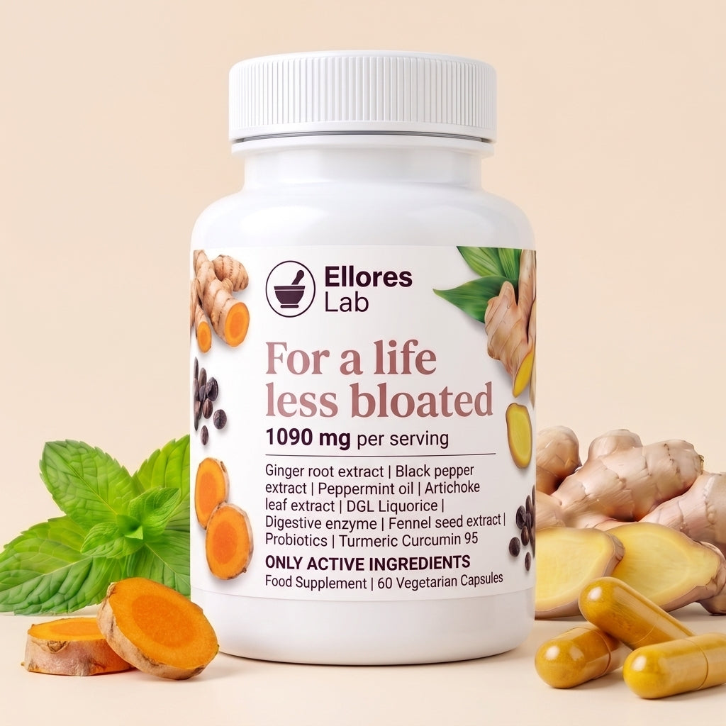 Bloat Less With 95% Curcumin Turmeric (1,090 mg)